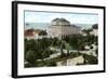 Public Garden and Theatre, Madeira, 1905-null-Framed Giclee Print