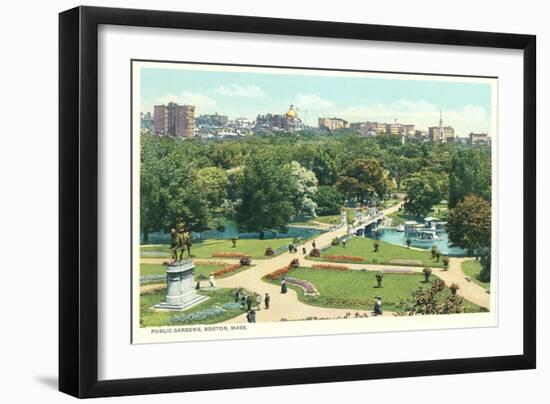 Public Garden, Boston, Massachusetts-null-Framed Art Print