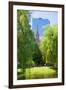 Public Garden founded 1837 and Boston Common in Summer, Boston, Ma., New England, USA-null-Framed Premium Photographic Print