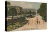 Public Garden in Bordeaux, France. Postcard Sent in 1913-French Photographer-Stretched Canvas