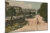 Public Garden in Bordeaux, France. Postcard Sent in 1913-French Photographer-Mounted Giclee Print