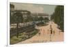 Public Garden in Bordeaux, France. Postcard Sent in 1913-French Photographer-Framed Giclee Print