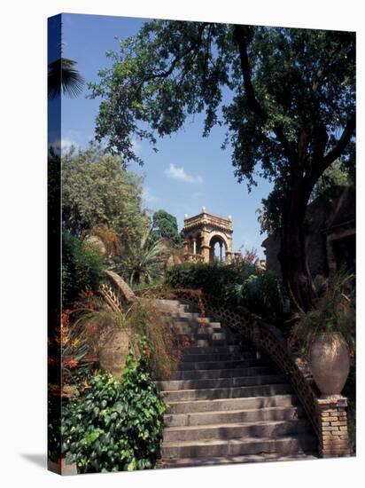 Public Garden of Taormina, Sicily, Italy-Connie Ricca-Stretched Canvas