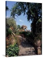 Public Garden of Taormina, Sicily, Italy-Connie Ricca-Stretched Canvas