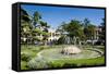 Public Garden, Piazza Bra, Verona, UNESCO World Heritage Site, Veneto, Italy, Europe-Nico-Framed Stretched Canvas