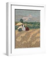 Public Gardens, 1894-Édouard Vuillard-Framed Giclee Print