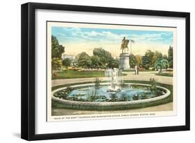 Public Gardens, Boston, Mass.-null-Framed Art Print