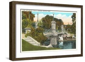 Public Gardens, Boston, Massachusetts-null-Framed Art Print