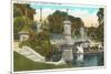 Public Gardens, Boston, Massachusetts-null-Mounted Premium Giclee Print