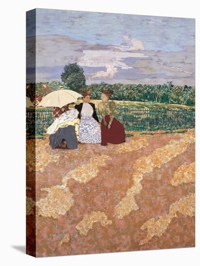 Public Gardens, Conversation-Edouard Vuillard-Stretched Canvas