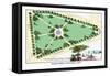 Public Green, Hartford, Connecticut-J. Weidermann-Framed Stretched Canvas