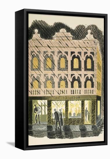 Public House-Eric Ravilious-Framed Stretched Canvas