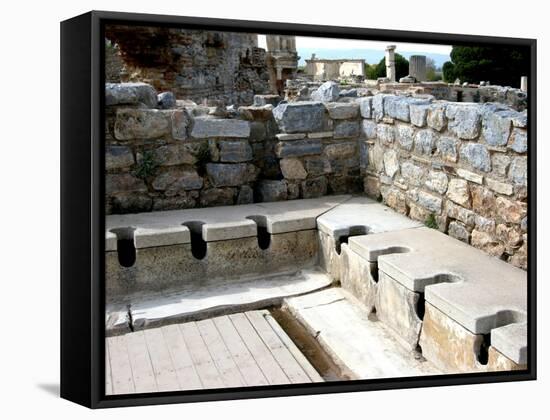 Public Latrines (Photo)-null-Framed Stretched Canvas