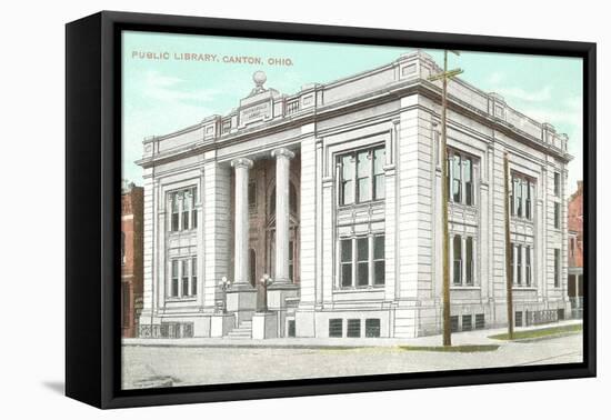 Public Library, Canton, Ohio-null-Framed Stretched Canvas