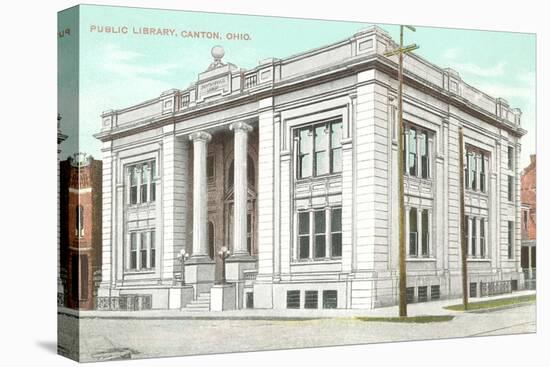 Public Library, Canton, Ohio-null-Stretched Canvas