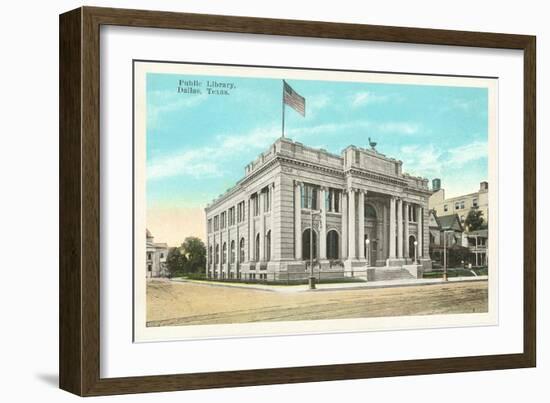 Public Library, Dallas, Texas-null-Framed Art Print