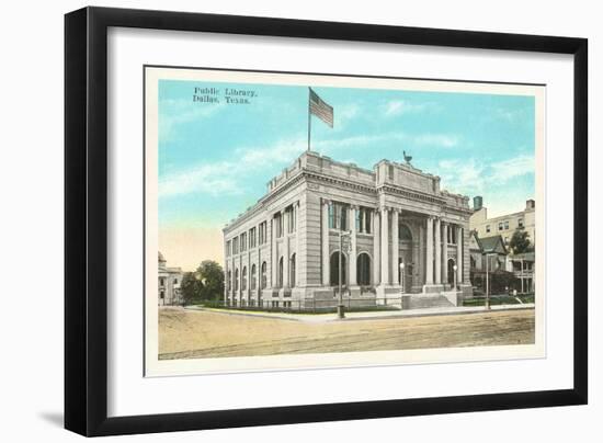 Public Library, Dallas, Texas-null-Framed Art Print