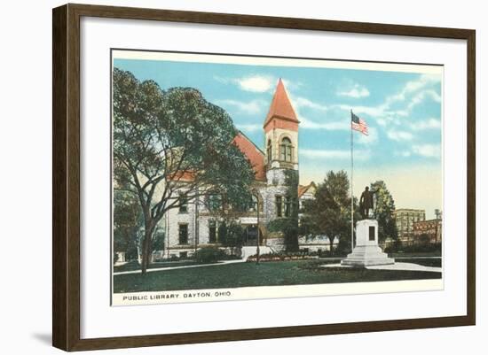 Public Library, Dayton, Ohio-null-Framed Art Print