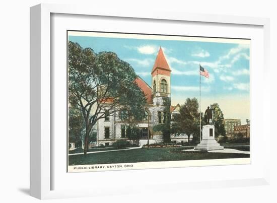 Public Library, Dayton, Ohio-null-Framed Art Print