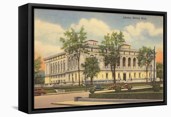 Public Library, Detroit, Michigan-null-Framed Stretched Canvas