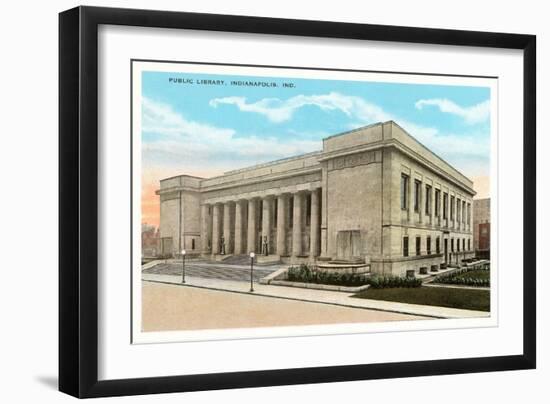 Public Library, Indianapolis, Indiana-null-Framed Art Print