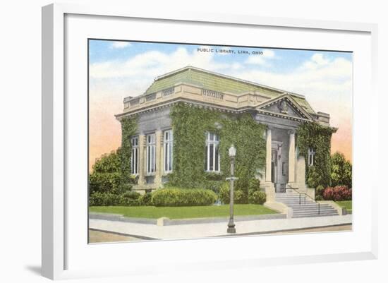 Public Library, Lima, Ohio-null-Framed Art Print