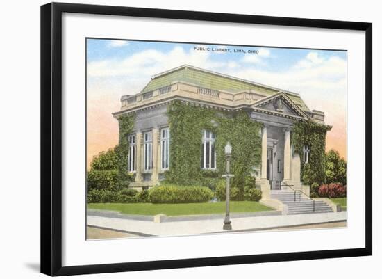 Public Library, Lima, Ohio-null-Framed Art Print