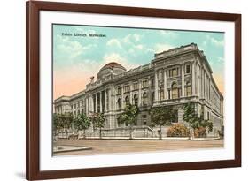 Public Library, Milwaukee, Wisconsin-null-Framed Art Print