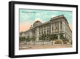 Public Library, Milwaukee, Wisconsin-null-Framed Art Print