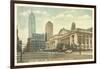 Public Library, New York City-null-Framed Art Print