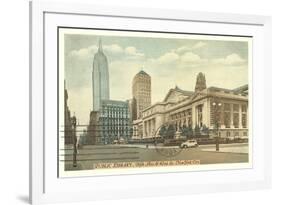 Public Library, New York City-null-Framed Premium Giclee Print