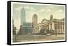 Public Library, New York City-null-Framed Stretched Canvas