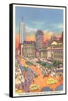 Public Library, New York City-null-Framed Stretched Canvas