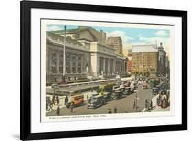 Public Library, New York City-null-Framed Premium Giclee Print