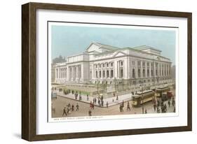 Public Library, New York City-null-Framed Art Print