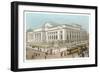 Public Library, New York City-null-Framed Art Print