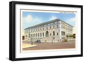 Public Library, St. Paul, Minnesota-null-Framed Art Print