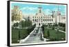 Public Library-null-Framed Stretched Canvas