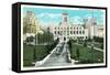 Public Library-null-Framed Stretched Canvas