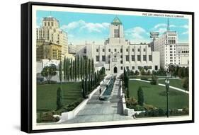 Public Library-null-Framed Stretched Canvas