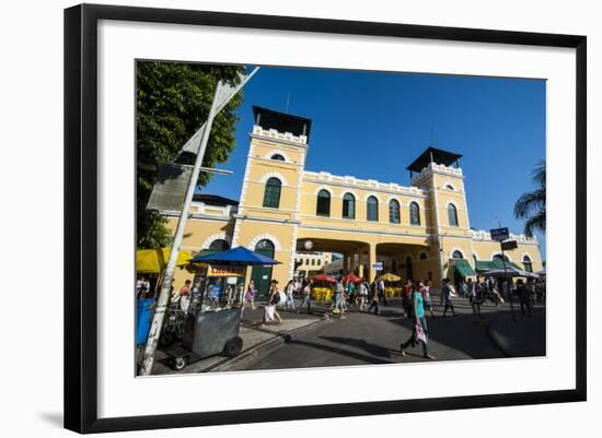 Public Market in Florianopolis, Santa Catarina State, Brazil, South America-Michael Runkel-Framed Photographic Print