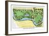 Public Park, Hartford, Connecticut-J. Weidermann-Framed Art Print