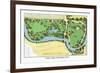 Public Park, Hartford, Connecticut-J. Weidermann-Framed Art Print