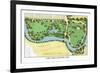 Public Park, Hartford, Connecticut-J. Weidermann-Framed Art Print