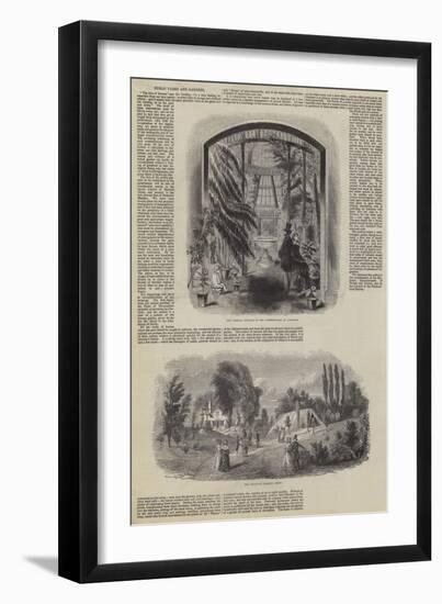 Public Parks and Gardens-null-Framed Giclee Print
