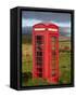 Public Phone Box, Ellishadder, Near Staffin, Trotternish Peninsula, Isle of Skye, Scotland-David Wall-Framed Stretched Canvas