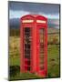 Public Phone Box, Ellishadder, Near Staffin, Trotternish Peninsula, Isle of Skye, Scotland-David Wall-Mounted Photographic Print