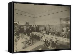 Public Reading Rooms at the Public Library, Los Angeles, CA, C.1905-null-Framed Stretched Canvas