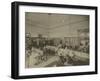 Public Reading Rooms at the Public Library, Los Angeles, CA, C.1905-null-Framed Photographic Print