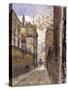 Public Record Office, Chancery Lane, Lane, 1881-John Crowther-Stretched Canvas